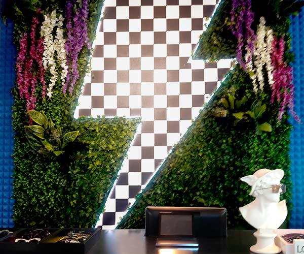 Jardines verticales para escaparates