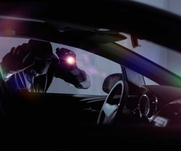 Lámina de seguridad antirrobo para coches